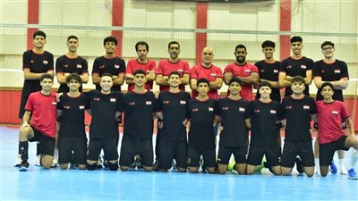 منتخب ناشئي الطائرة يشارك في البطولة العربية بالأردن