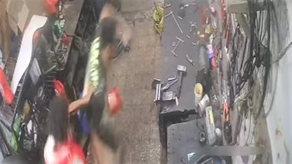 جانب من المشاجرة