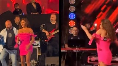 كادت أن تسقط.. أبرز لقطات حفل إليسا في الساحل الشمالي