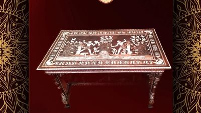 متحف ركن فاروق يحتفي بعيد وفاء النيل بعرض منضدة ملكية نادرة