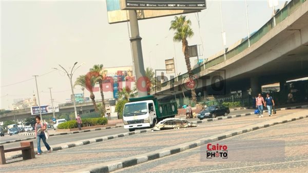 انقلاب سيارة بميدان