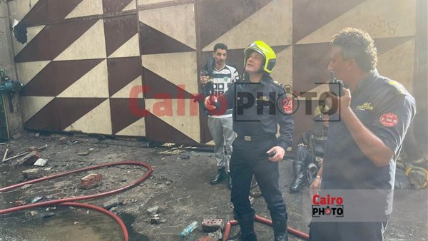 رجال الحماية في حريق