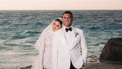 10 صور من حفل زفاف أحمد الجندي ومريم عامر