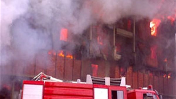 حريق بمصنع في شبرا