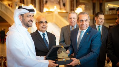 نائب حاكم الشارقة ورئيس مجلس القضاء في زيارة رسمية إلى العاصمة الجديدة