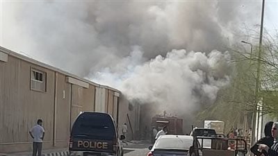 اندلاع حريق داخل مخزن للبلاستيك والخردة في العامرية.. والحماية المدنية تتدخل