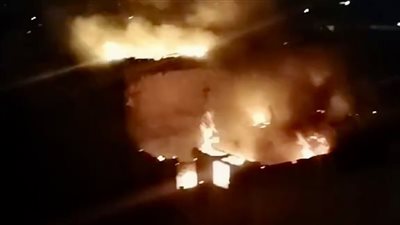 يقظة الحماية المدنية وشهامة أهالي الكرنك تنقذان المنطقة من كارثة حريق هائل بالأقصر