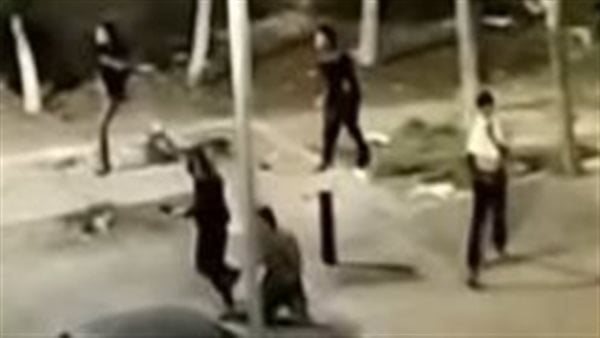 جانب من المشاجرة