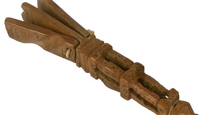 متحف الآثار بمكتبة الإسكندرية يعرض آلة موسيقية من العصر البيزنطي