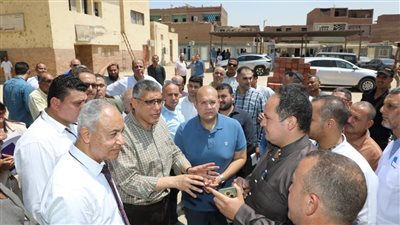 محافظ الجيزة يؤكد على ضرورة سرعة الانتهاء من أعمال التطوير بمستشفى أطفيح المركزي