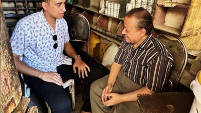 كنت بقعد بالأيام مش ببيع حاجة.. أول ظهور لـ عم محمد صاحب تريند قلة البيع بـ إمبابة