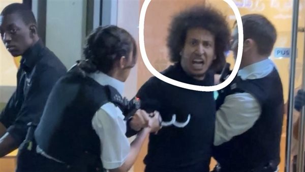 لحظة القبض على أحمد