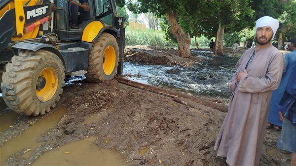 كسر خط صرف بإسنا