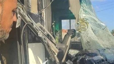 وجود مصابين.. حادث تصادم بين جرار وأتوبيس في قليوب