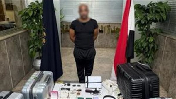 المتهم والمضبوطات