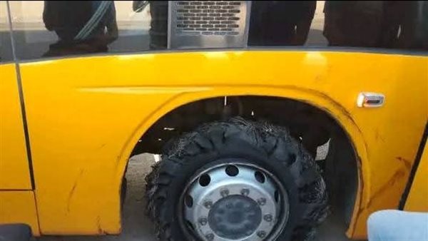 انفجار أحد إطارات