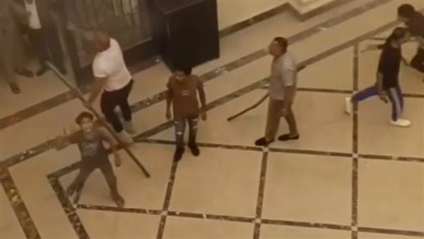 جانب من المشاجرة