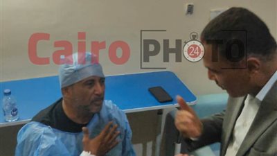 محافظ مطروح يتفقد مصابي حادث انقلاب القطار بمستشفى الضبعة 