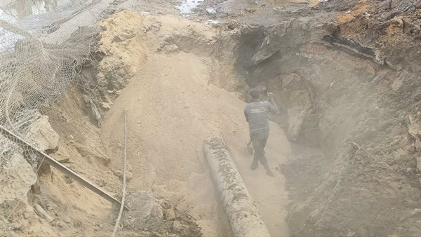 انتهاء من إصلاح كسر