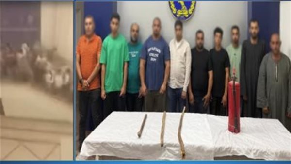 مشاجرة داخل قاعة