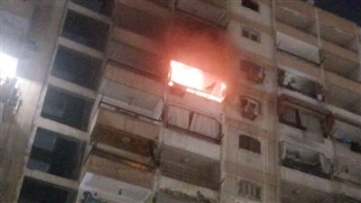 اندلاع حريق داخل شقة سكنية في حدائق القبة