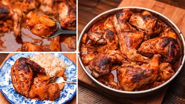 صينية البطاطس بالفراخ