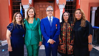 وزيرة التضامن عن منح خالد العناني وسام جوقة من السفارة الفرنسية: تكريم يعكس مكانة مصر الثقافية عالميًا