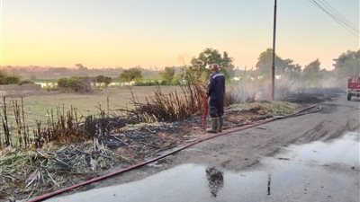 دون خسائر بشرية.. السيطرة على حريق في مخلفات على جسر النيل بالمنوفية