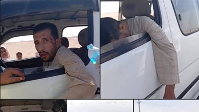 نايم ولا غيبوبة؟.. العناية الإلهية تنقذ ركاب ميكروباص بعد تعرض السائق للإغماء على طريق الفيوم 