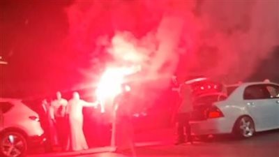 الأمن يفحص واقعة إشعال شماريخ خلال زفة عروسين داخل محطة بنزين بالمحلة