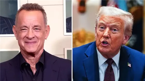 ترامب وتوم هانكس