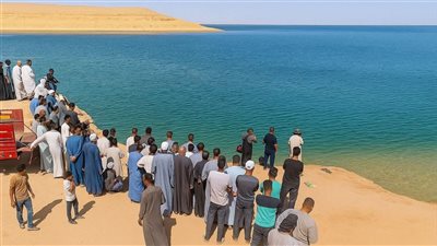 مصرع شاب غرقا في بحيرة البهنسا بالمنيا