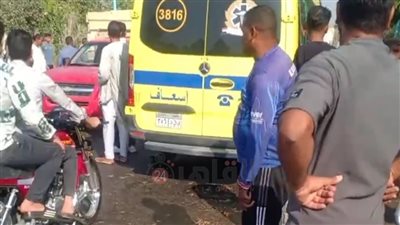 إصابة 7 أشخاص في حادث تصادم بين سيارتين على الطريق السياحي بالفيوم