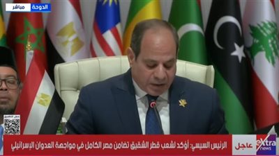 السيسي للشعب الإسرائيلي: لا تسمحوا بأن تذهب جهود أسلافنا من أجل السلام سدى.. الندم حينها سيكون بلا جدوى