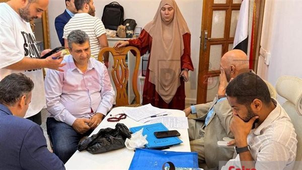 جانب من معاينة اللجنة