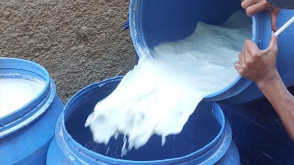 ضبط لبن غير صالح