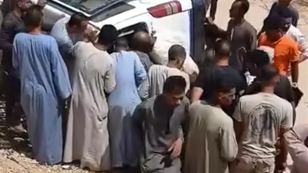 حادث انقلاب سيارة