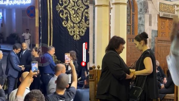 عزاء أرملة سيد مكاوي