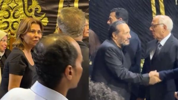 عزاء أرملة سيد مكاوي