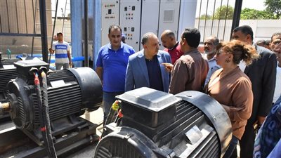 تشغيل 3 بوسترات رفع مياه بمحطة البداري المرشحة لتغذية قرية النواورة والقرى المجاورة بأسيوط