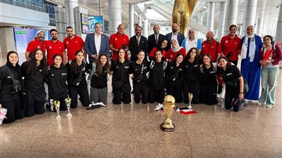 وزارة الشباب والرياضة تستقبل بعثة ناشئات السلة بعد التتويج التاريخي ببطولة الأفروباسكت