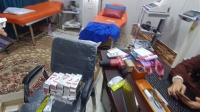 ضبط مركزين غير مرخصين للتغذية العلاجية في منية النصر والكردي بالدقهلية