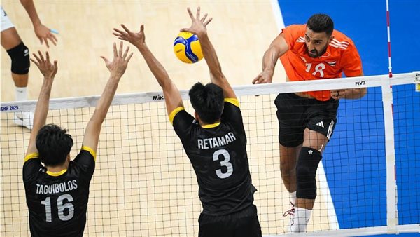 مباراة منتخب الطائرة