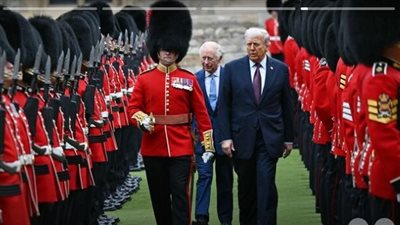 الأسرة الملكية ترحب بترامب وزوجته في زيارته الثانية لبريطانيا