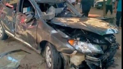 سقوط سيارة من أعلى كوبري هايبر وان بالعاشر من رمضان.. وأنباء عن وفيات وإصابات