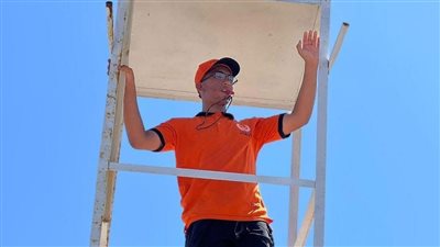 تحذير لرواد شاطئ بورسعيد من ارتفاع الأمواج وتيارات السحب