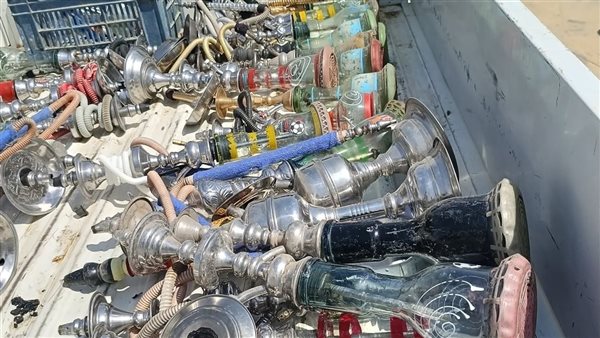 مصادرة 90 شيشة