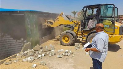 ضمن من الموجة 27.. إزالة 1763 حالة تعدٍّ على أملاك الدولة والأراضي الزراعية بسوهاج