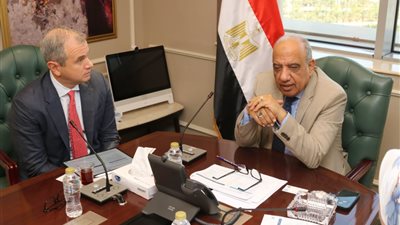 وزير الكهرباء يبحث مع مسؤولي شركة إماراتية زيادة الاستثمارات في الطاقة المتجددة