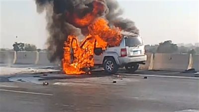 اشتعال سيارة 